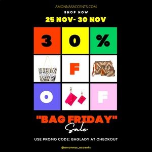 Bags available at amonnasaccents.com